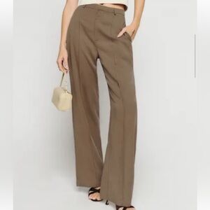 Reformation Tyler Pant Mushroom - Size 10
